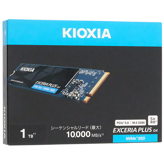 【新品】【新品訳あり(箱きず・やぶれ)】 キオクシア　EXCERIA PLUS G4 SSD-CK1.0N5PLG4N