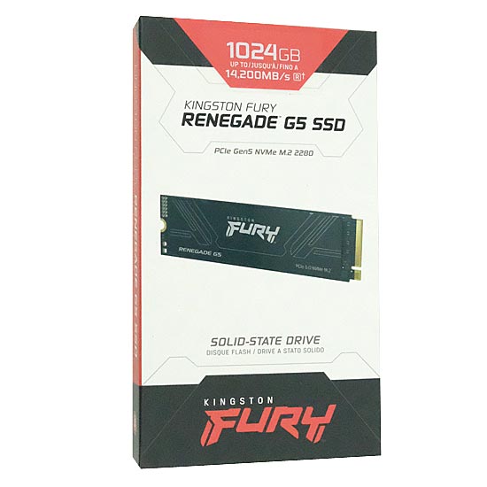 【新品】Kingston　SSD FURY Renegade G5 SFYR2S/1T0　1TB