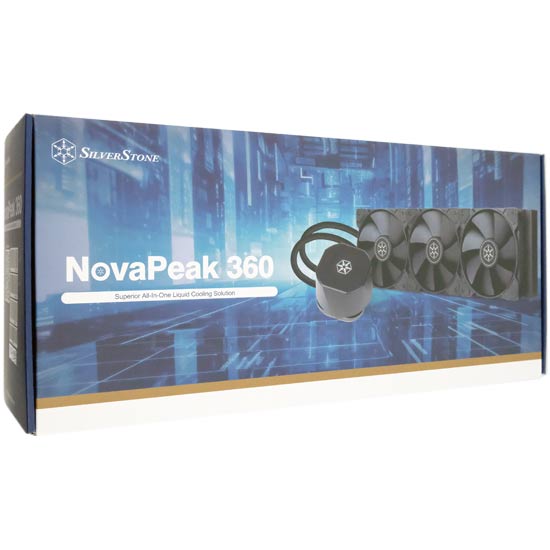 【新品】SILVERSTONE　CPUクーラー NovaPeak　SST-NP360B　ブラック
