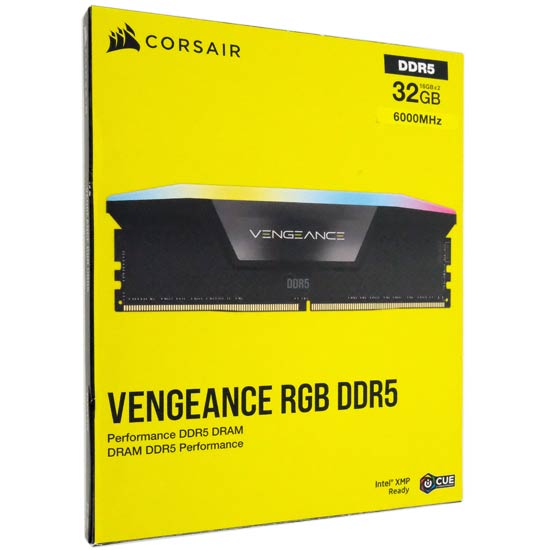 【新品】Corsair　デスクトップ用 CMH32GX5M2E6000C36　DDR5 PC5-48000 16GB 2枚組