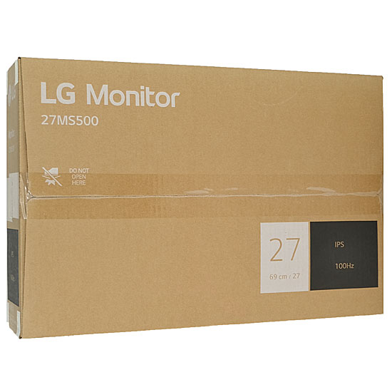 【新品】【新品訳あり(箱きず・やぶれ)】 LGエレクトロニクス　27型 液晶モニター　27MS500-B