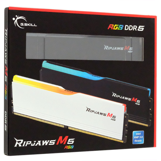 【新品】G.Skill　デスクトップ用 F5-6400J3648F16GX2-RM5RK　DDR5 PC5-51200 16GB 2枚組