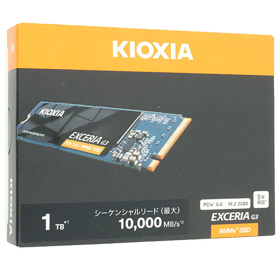【新品】キオクシア　EXCERIA G3 SSD-CK1.0N5G3/J　1TB