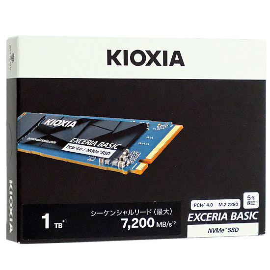 【新品】キオクシア　EXCERIA BASIC SSD-CK1.0N4B/N