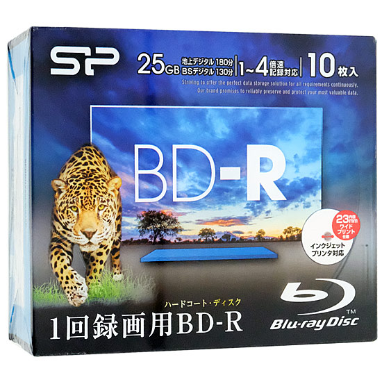 【新品】Silicon Power　BD-R 4倍速 10枚　SPBDRV25PWB10P