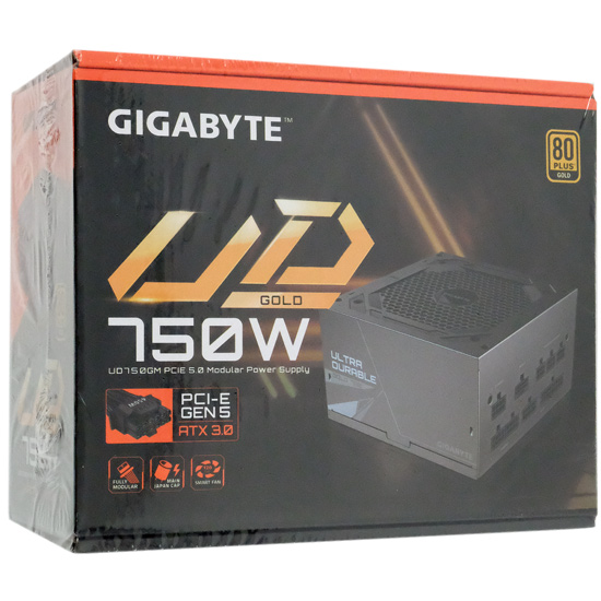 【新品】GIGABYTE　ATX電源ユニット UD750GM PG5 GP-UD750GM PG5