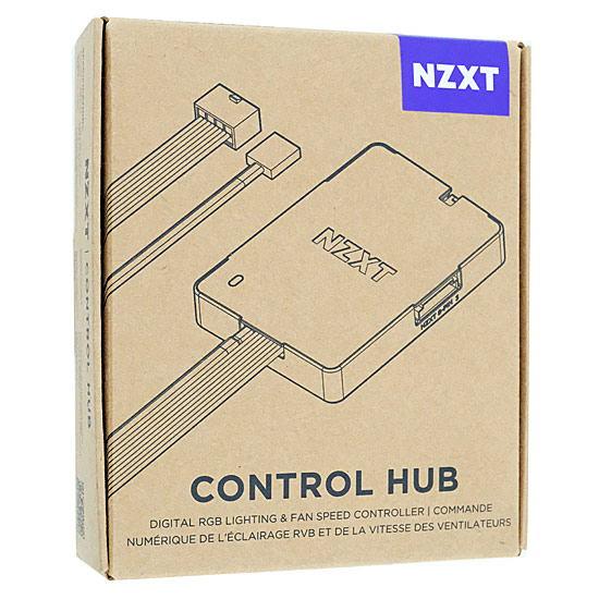 【新品】NZXT　LED&ファンコントローラー Control Hub　AC-CRFR1-B1　Matte Black
