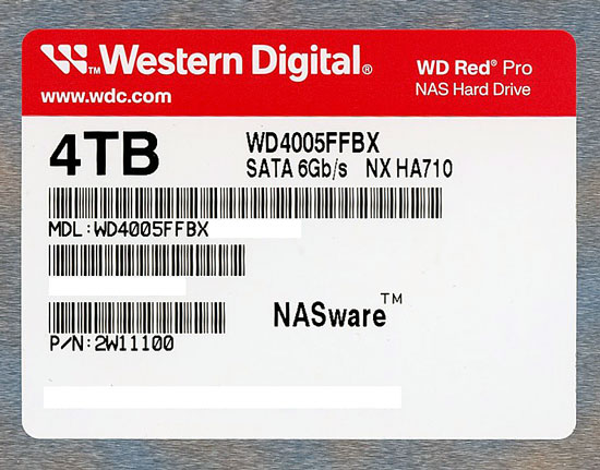 【新品】Western Digital HDD　WD4005FFBX　4TB SATA600 7200