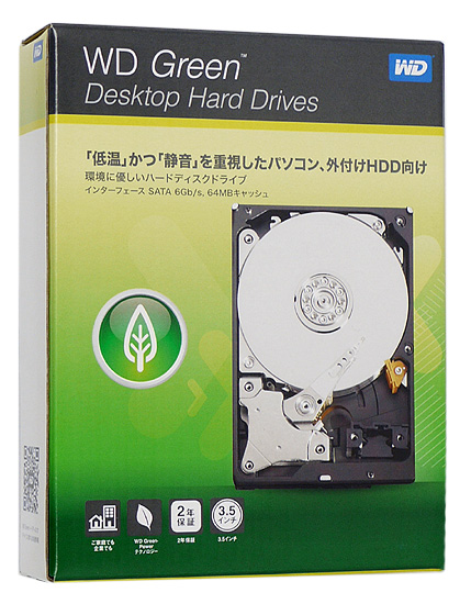 【新品】【新品(開封のみ・箱きず・やぶれ)】 Western Digital HDD　WD30EZRX-1TBP　3TB SATA600