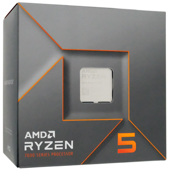 【新品】AMD　Ryzen 5 7500F 100-000000597　3.7GHz Socket AM5