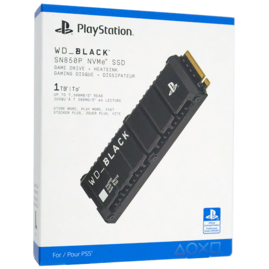 【新品】Western Digital SSD　WD_Black SN850P NVMe SSD for PS5 Consoles WDBBYV0010BNC-WRSN　1TB