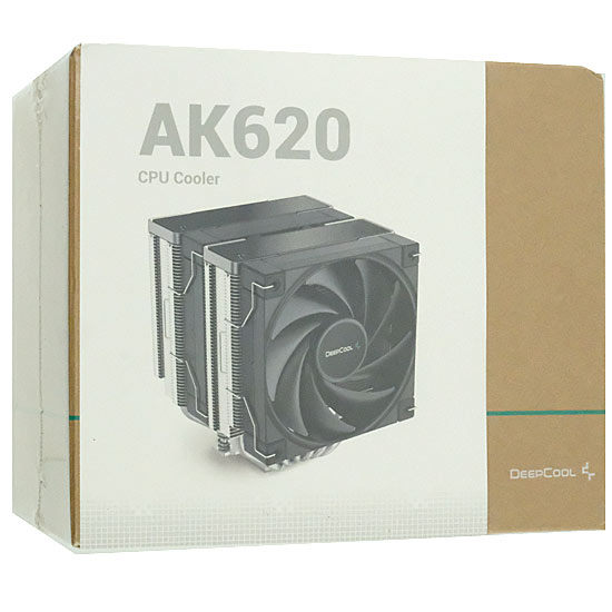 【新品】【新品訳あり(箱きず・やぶれ)】 DEEPCOOL　空冷式CPUクーラー　AK620 R-AK620-BKNNMT-G