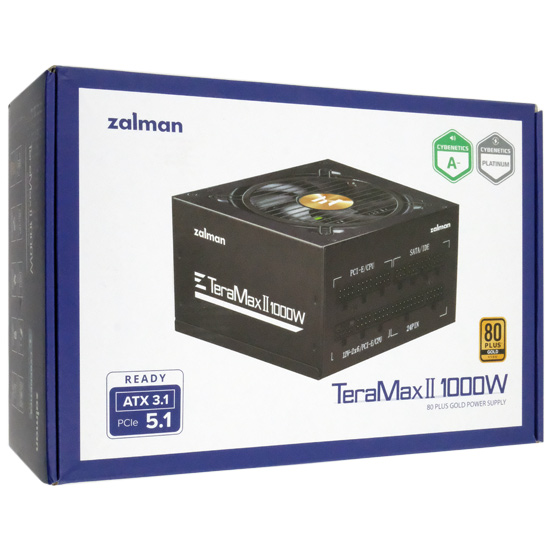 【新品】ZALMAN　PC電源ユニット TeraMax II ZM1000-TMX2　ブラック