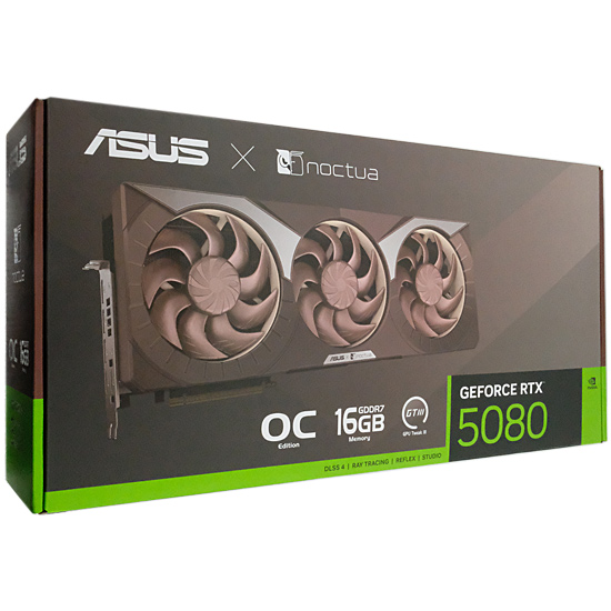 【新品】【新品(開封のみ)】 ASUS　グラフィックボード RTX5080-O16G-NOCTUA　PCIExp 16GB