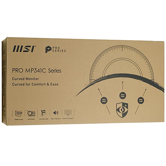 【新品】MSI　34型 ゲーミングモニター　PRO MP341CQW　白