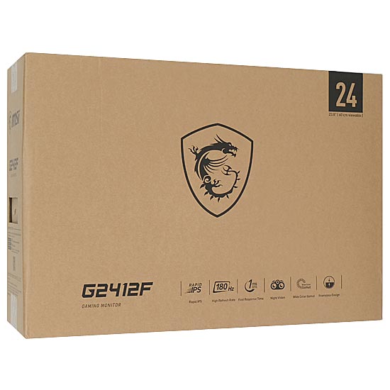 【新品】MSI　23.8型 ゲーミングモニター　G2412F