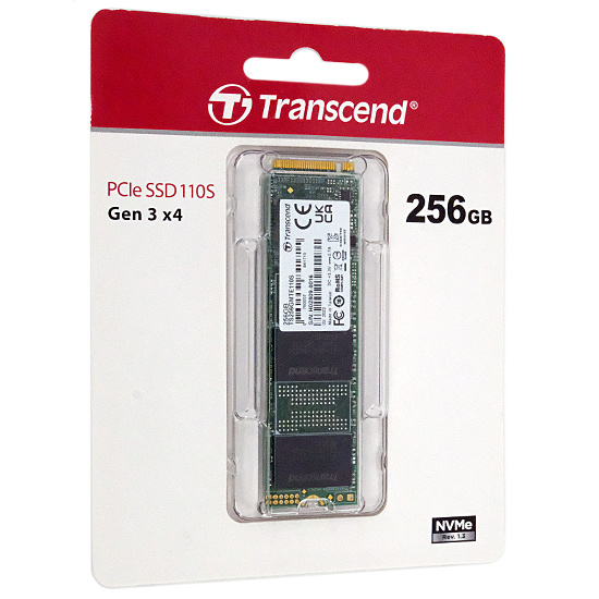 【新品】Transcend　PCIe SSD 110S TS256GMTE110S　256GB