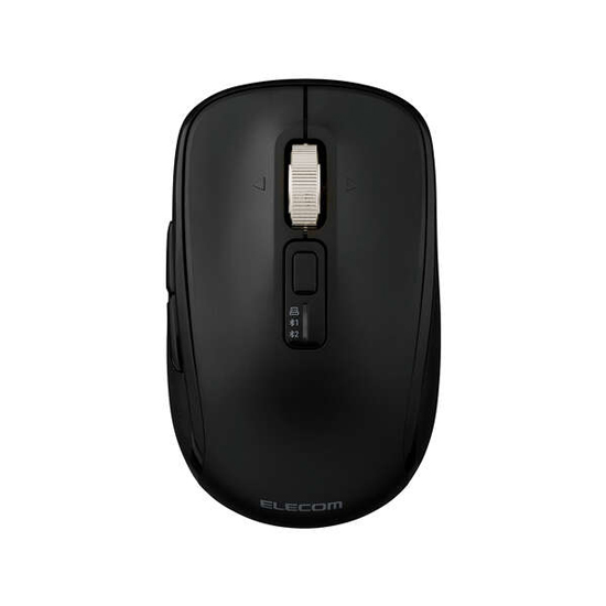 【新品】ELECOM　OSMOD 8 USB無線/Bluetoothマウス チルト付8ボタンMサイズ　M-MY50MBSXBK　ブラック