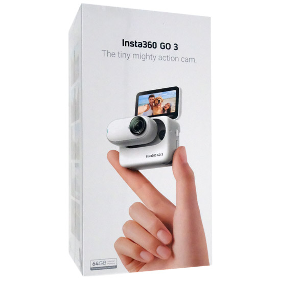 【新品】Shenzhen Arashi Vision　アクションカメラ Insta360 GO 3 64GB　CINSABKA_GO301　ホワイト