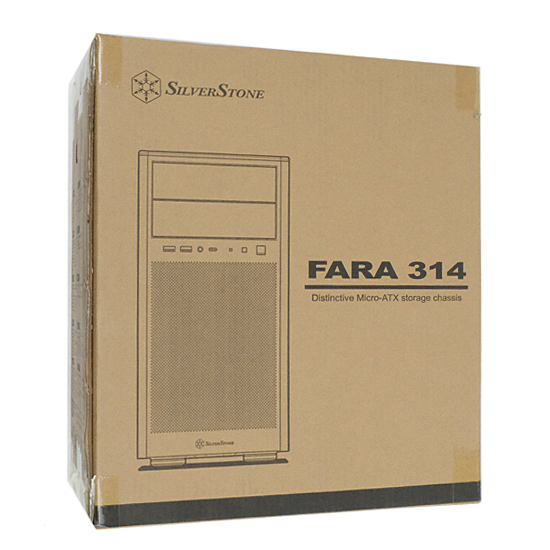 【新品】SILVERSTONE　PCケース FARA 314　SST-FA314-B　黒