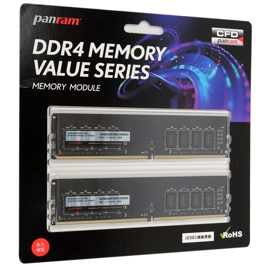 【新品】【新品訳あり(箱きず・やぶれ)】 CFD Panram　デスクトップ用 W4U3200PS-16G　DDR4 PC4-3200 PC4-25600 16GB 2枚組
