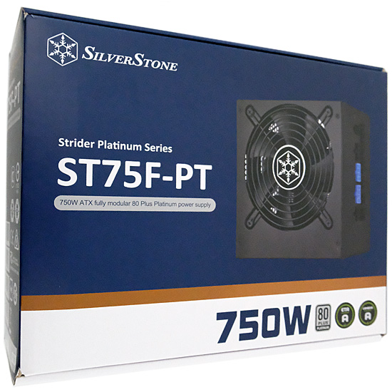【新品】SILVERSTONE　PC電源 SST-ST75F-PT-Rev　750W　ブラック