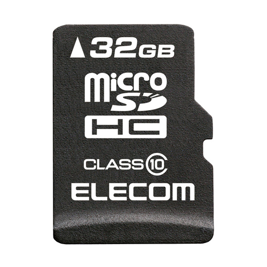 【新品】【新品訳あり(箱きず・やぶれ)】 ELECOM　microSDHCメモリーカード　MF-MSD032GC10R　32GB