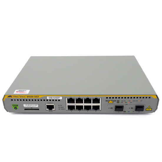 【新品】【新品(開封のみ)】 アライドテレシス　レイヤー2plusスイッチ CentreCOM　AT-SH230-10GT　3673R