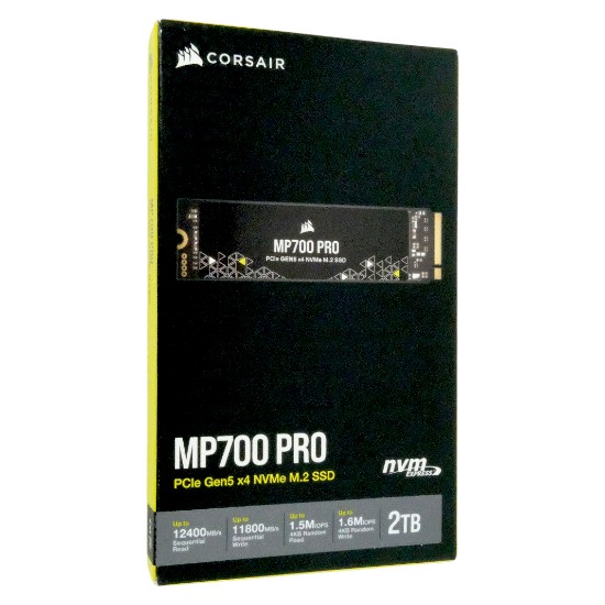 【新品】Corsair　SSD　MP700 PRO CSSD-F2000GBMP700PNH　2TB　BLACK