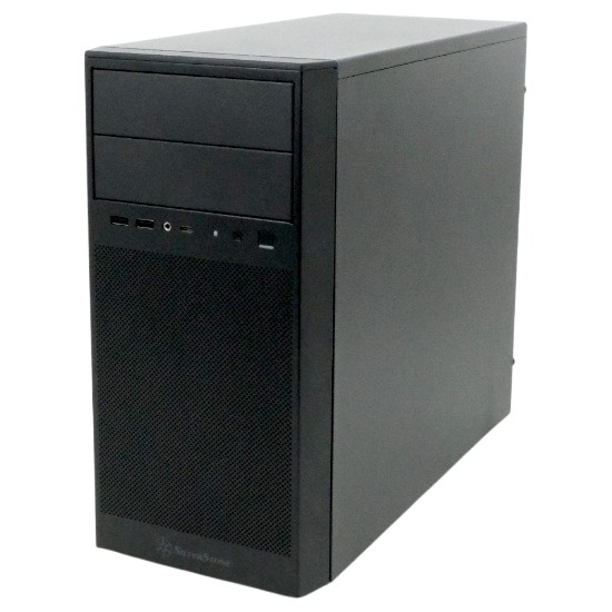 【新品】【新品(開封のみ)】 SILVERSTONE　PCケース FARA 314　SST-FA314-B　黒