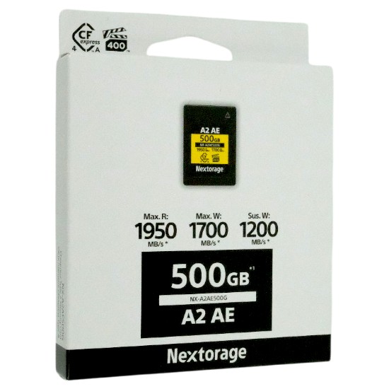 【新品】Nextorage　CFexpress 4.0 Type A AE Series　NX-A2AE500G　500GB