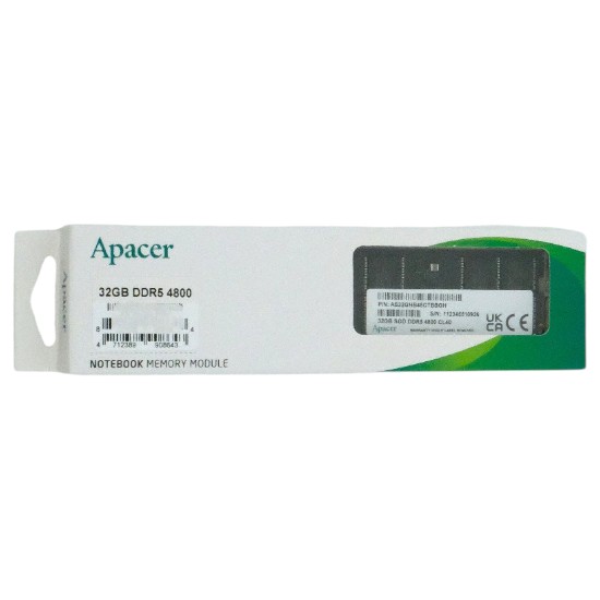 【新品】Apacer　ノート用 FS.32G2A.PTH　SODIMM DDR5 PC5-38400 32GB