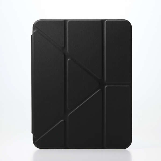 【新品】ELECOM　13インチiPad Air(M4/M3/M2) ORIGAMIXケース 背面クリア　TB-A26XWVORBK　ブラック