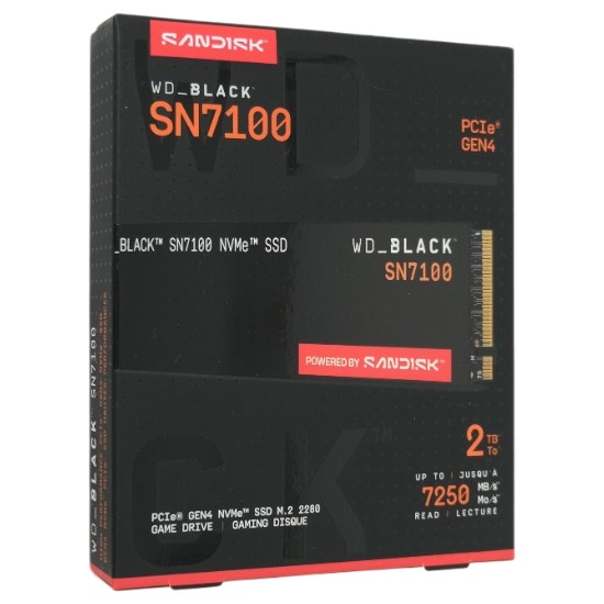 【新品】Sandisk　WD_Black SN7100 NVMe SSD WDS200T4X0E-EC　2TB