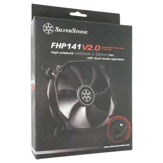 【新品】SILVERSTONE　ケースファン　SST-FHP141　ブラック