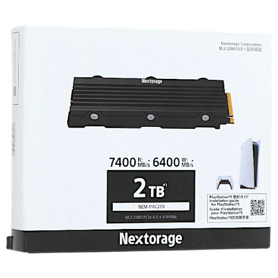 【新品】Nextorage　M.2 SSD　NEM-PAC2TB/N SYM　2TB