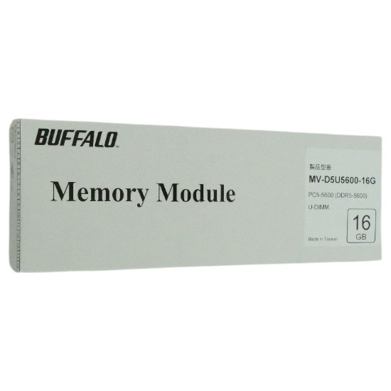 【新品】BUFFALO　デスクトップ用 MV-D5U5600-16G　DDR5 PC5-5600 PC5-44800 16GB