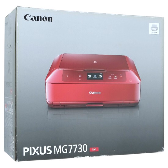 【新品】【新品(開封のみ・箱きず・やぶれ)】 Canon製　インクジェット複合機　PIXUS MG7730RD