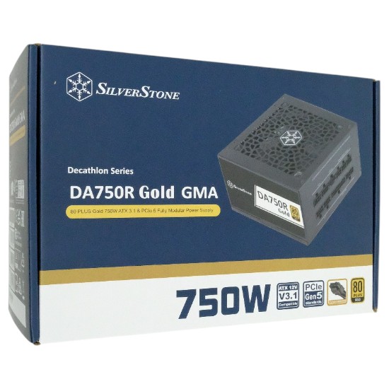 【新品】SILVERSTONE　PC電源 SST-DA750R-GMA　750W　黒