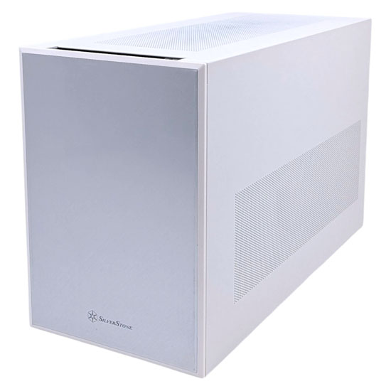 【新品】【新品(開封のみ)】 SILVERSTONE　PCケース SST-SG17W　白