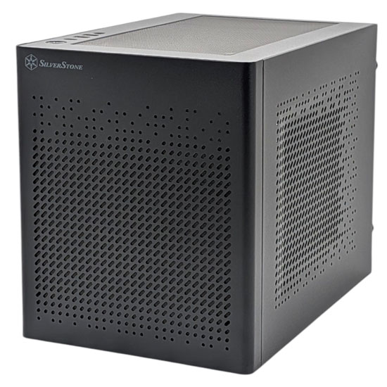 【新品】【新品(開封のみ)】 SILVERSTONE　PCケース SST-SG16B　ブラック