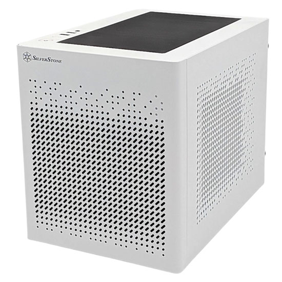 【新品】【新品(開封のみ)】 SILVERSTONE　PCケース SST-SG16W　ホワイト