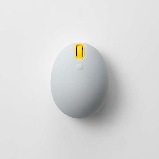 【新品】ELECOM　EGG MOUSE Bluetooth 静音マウス 4ボタン　M-EGG40BBXSSYL　イエロー