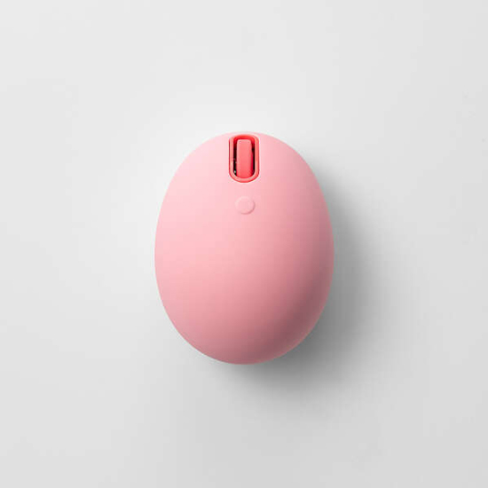 【新品】ELECOM　EGG MOUSE Bluetooth 静音マウス 4ボタン　M-EGG40BBXSSPN　コーラルピンク