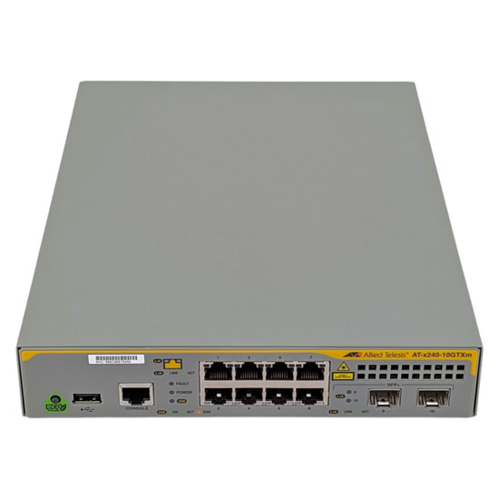 【新品】【新品(開封のみ)】 アライドテレシス　レイヤー2plusスイッチ CentreCOM　AT-x240-10GTXm