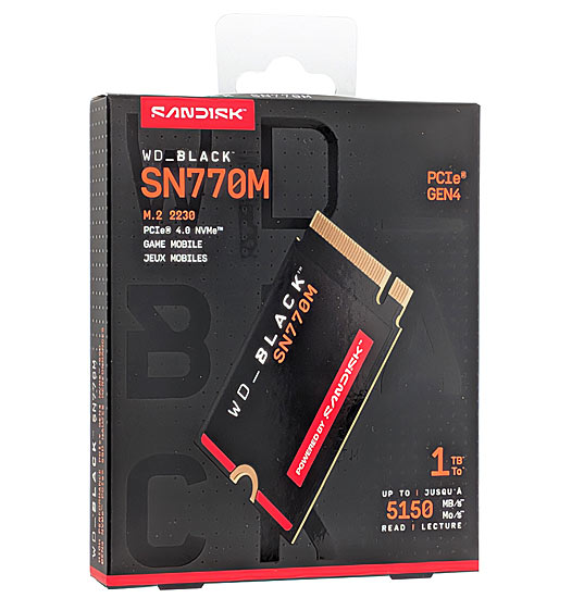 【新品】Sandisk　WD_Black SN770M NVMe SSD WDS100T3X0G　1TB