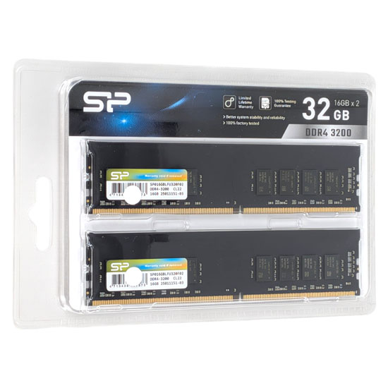 【新品】Silicon Power　デスクトップ用 SP032GBLFU320F22　DDR4 PC4-3200 PC4-25600 16GB 2枚組