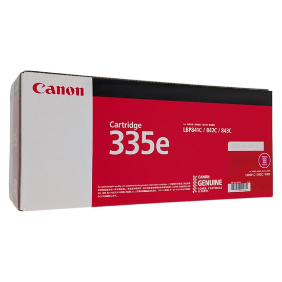【新品】【新品訳あり(箱きず・やぶれ)】 CANON　トナーカートリッジ マゼンタ　CRG-335EMAG　0463C001