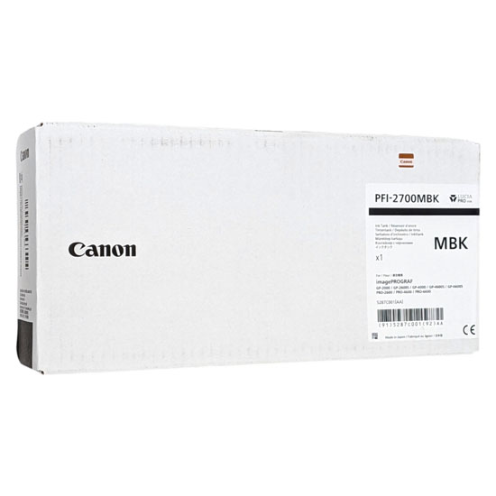 【新品】CANON　インクタンク　PFI-2700 MBK　マットブラック