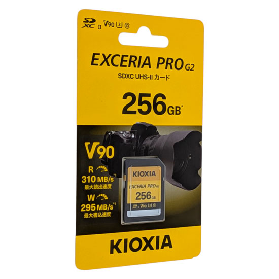 【新品】キオクシア　SDXCメモリーカード EXCERIA PRO G2　KSDXU-B256G　256GB